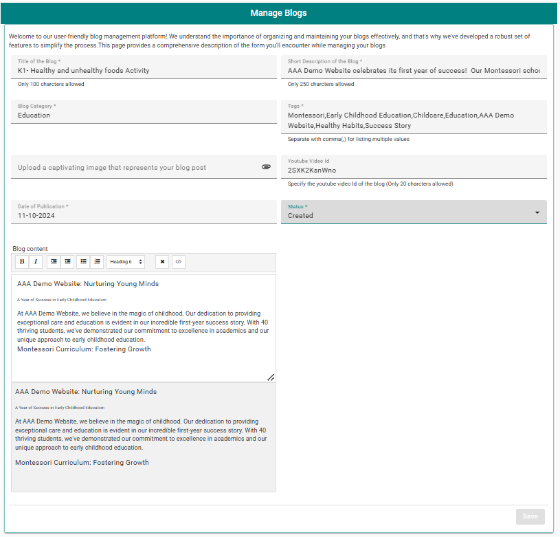 Business Management Platform